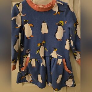 Penguin sweatshirt dress